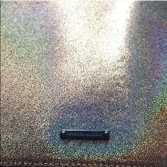 NWOT Rebecca Minkoff Gold Glitter Holographic Bag - Picture 10 of 13